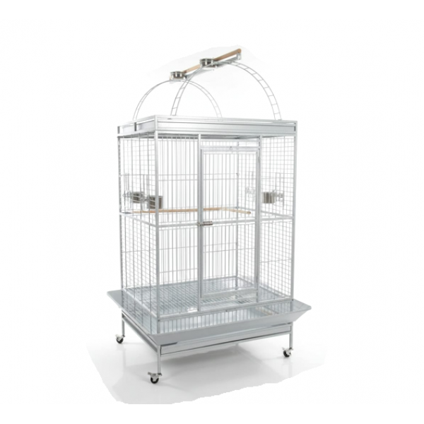Large White Playtop Bird Cage 102 x 81 x 200 cm – Spacious Parrot Cage ...